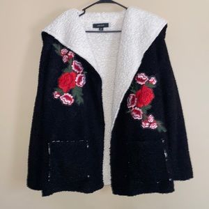 sherpa jacket/cardigan